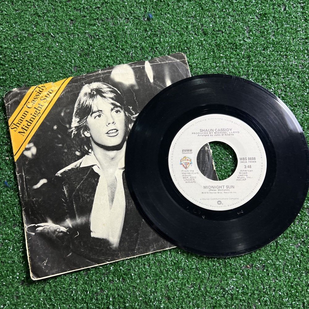 Shaun Cassidy Midnight Sun She's Right 45 Vinyl WBS8698